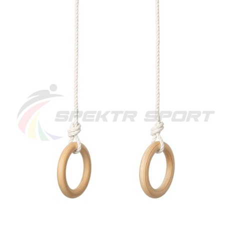 Купить Кольца гимнастические деревянные (фанера 18 мм, покрытие: эмаль, лак или пропитка) в Карабулаке 