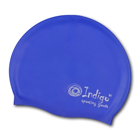 Купить Шапочка для плавания силиконовая Indigo однотонная  в Карабулаке 