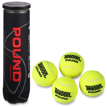 Купить Мяч для большого тенниса Teloon 828Т Р4  (4 шт) в Карабулаке 