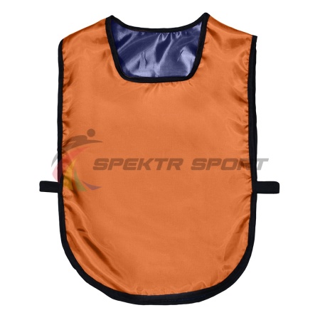 Купить Манишка футбольная двусторонняя универсальная Spektr Sport оранжево-синяя в Карабулаке 